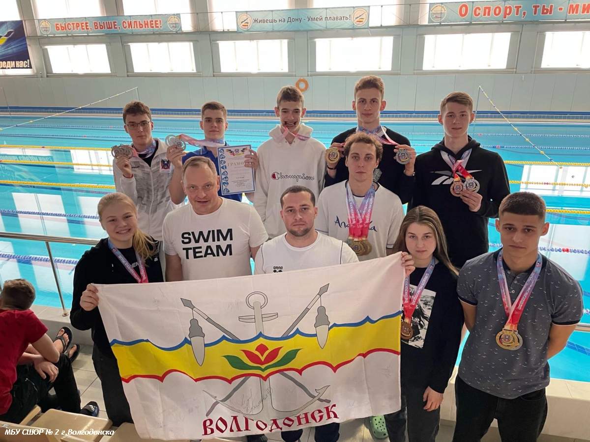 Результаты выступления на Чемпионате и Первенстве Ростовской области по плаванию